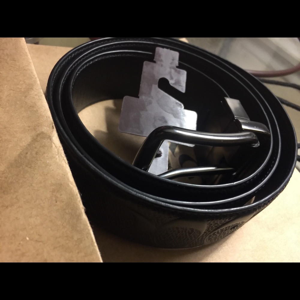 Coach belt and wallet